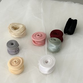 하피블리 선물 포장 레터링 리본 공예 끈, 실루엣리본, 옐로우