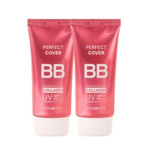 (2개)푸드어홀릭 퍼펙트 커버 콜라겐 비비크림 BB크림 50ml, 2개