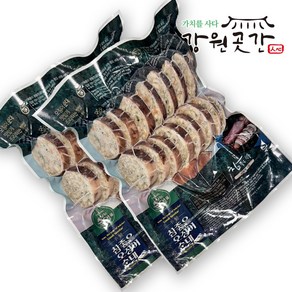 [강원곳간] 속초 오징어순대(슬라이스 진공팩) 500g, 2개