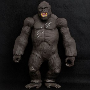 영화 대형 메가 빅 큰 사이즈 관절 액션 킹콩 콩 스컬 아일랜드 고릴라 피규어 약 46cm King Kong 수집용 생일선물 피규어, 단일사이즈, 1개