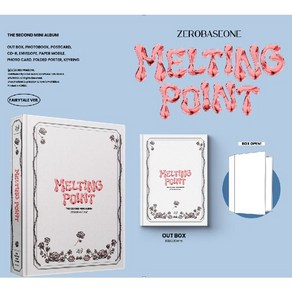 [스킨다이스] 제로베이스원 앨범 멜팅포인트 제베원 MELTING POINT 미니 2집 포카 포토북 Faiytale Ve.(화이트)