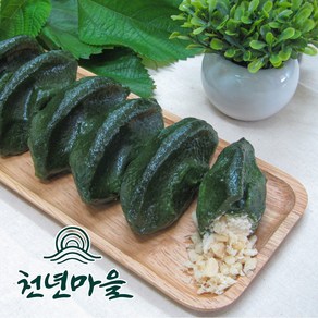 [천년마을] 영광대표 모시송편 모시떡 모싯잎송편 (찐송편냉동), 3kg, 1박스