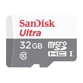 샌디스크 울트라 마이크로 SD 카드 QUNR 블랙박스 스마트폰 외장 메모리 카드 16GB 32GB 64GB 128GB 256GB 512GB, 1개