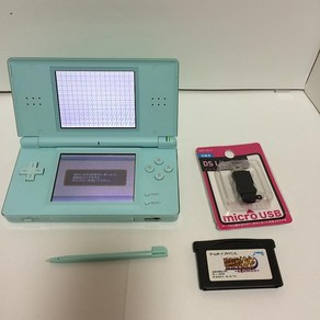 [관부가세포함] 닌텐도 DS Lite 아이스 블루 【메이커 생산 종료】, アイスブルー, 1개