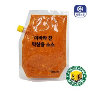 대구 달구벌 이바라 막창용 소스 1kg 막창소스 대용량 식자재 업소용 소스 막창전용 된장 양념 소스, 대구 달구벌 이바라 막창전용 된장양념 소스 1kg, 1개