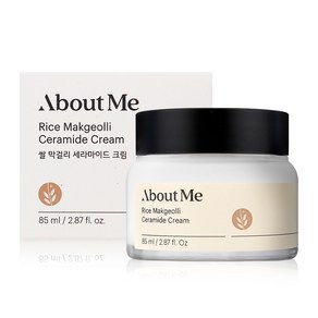 어바웃미 쌀 막걸리 세라마이드 크림, 1개, 85ml