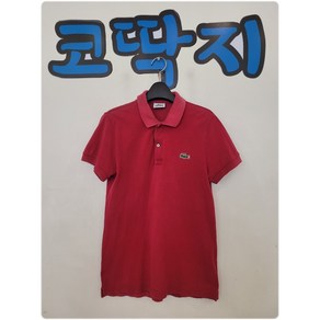 여08302 라코스테정품 공용 상의 반팔 카라넥 카라티 면 티셔츠 중고구제 코딱지구제