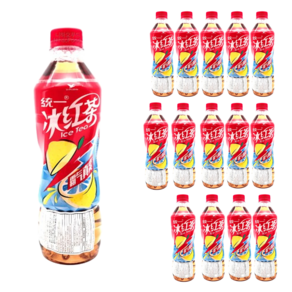 범푸드24 통일 빙홍차 중국음료, 1세트, 500ml