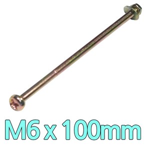 다스마트 둥근머리볼트 m6 x 100mm 너트와샤세트