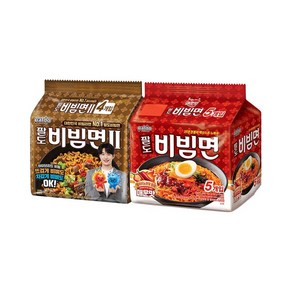 [KT알파쇼핑]비빔면II(4입)+비빔면 매운맛(5입)