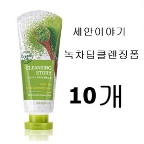 과일나라 세안이야기 녹차 딥 클렌징 폼, 120g, 10개