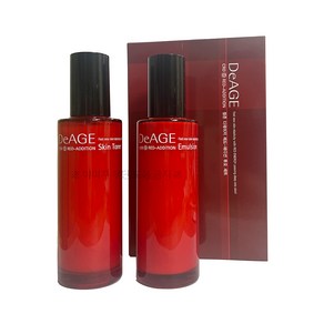 참존 디에이지 레드 애디션 2종 듀오세트 1+1 /스킨100ml+에멀전 100ml, 2세트