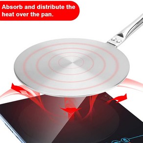 스테인레스 스틸 인덕션 가열판 인덕터 heat diffuse plate, 20cm, 1개