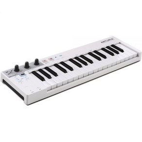 Arturia KeyStep 430201 32키 콤팩트 키보드 컨트롤러시퀀서극세사 포함 및 무료 모든 것 음악 1년 연장 보증