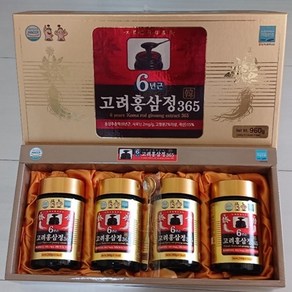 6년근 고려홍삼정365/ 액상 240g x 4병 (960g)