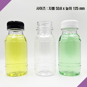 [보틀스] 180페트병 180미리 180ml 투명 페트병 주스병 플라스틱병 공병 소분병 작은병 소용량 미니병 바닥민자