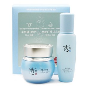 수려한 꺠끗 효비담 수분샘 크림 AD 75ml+미스트100ml기획