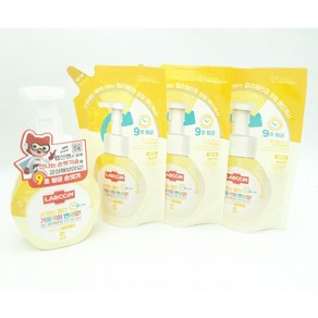 랩신 컬러체인징 포밍 핸드워시 레몬향 본품250ml 1개+리필200ml 3개, 1개