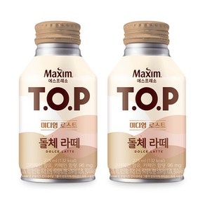 (무료배송) 맥심 TOP 미디엄 로스트 돌체 라떼 275ml x 12개