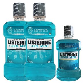 리스테린 쿨민트 750ml x2+ 250ml