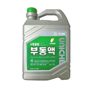 유니켐 부동액/사계절부동액/3리터녹색, 1개, 3L