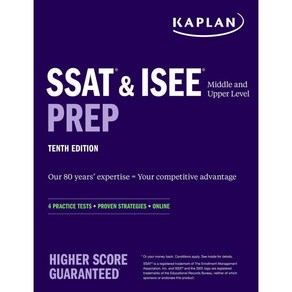 SSAT & ISEE Middle & Uppe Level Pep: 4 Pactice Tests + Poven Stategies + Online, Kaplan Publishing