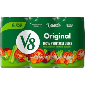 V8 오리지널 100% 베지터블 주스 355ml 6캔 4세트, Spicy Hot 599247, 11.5 Fl Oz (Pack of 24), 946ml