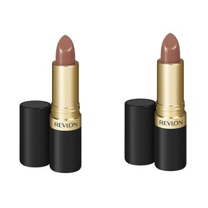 Revlon Supe Lustous Ceme Bazilian Tan Lipstick -- 2 pe case 레브론 슈퍼 러스트러스 크림 브라질 탄 립스틱 - 케이스당 2개, 8ml, 1개