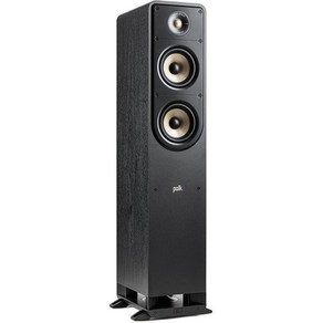 Polk Audio 시그니처 엘리트 ES50 ES55 ES60 타워 스피커 우퍼(타입 색상 모음), 블랙 Polk Audio(ポークオーディオ)