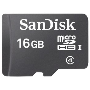 샌디스크 마이크로SD 메모리카드 SDSDQM-016G, 16GB, 1개