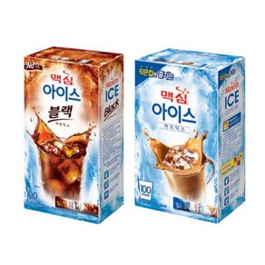 맥심 아이스믹스 100T+아이스블랙 100T, 1세트