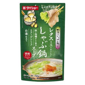 다이쇼 양상추가 맛있는 샤브나베 스프 농축타입 백탕맛, 1개, 700g