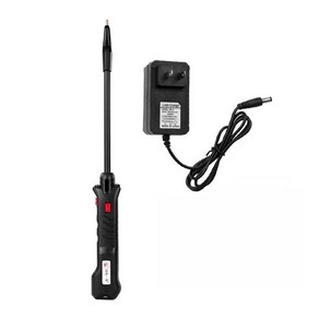 전기 몰이봉 충격 양 봉 소 방수 충전식 스파크 양돈장 사육장, 1개, 39cm 220V 충전기
