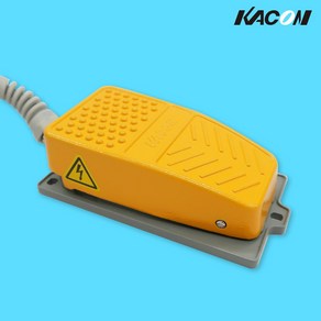 HRF-MD2Y 알미늄 발판 스위치 Push On 페달 풋 Foot Pedal Switch KACON