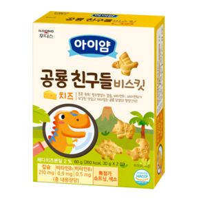 일동후디스 아이얌 공룡친구들 비스킷 30g x 2p