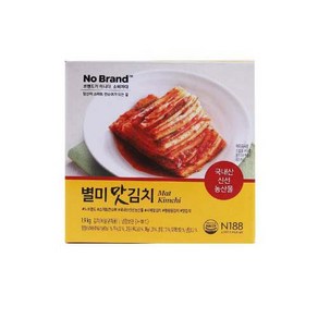 노브랜드 별미 맛김치1.9KG 종이박스포장, 1.9kg, 1개