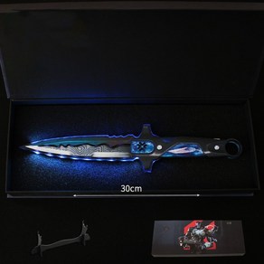 발로란트 카람빗 발로란트 무기 30cm VCT LOCKIN Melee 아크릴 루미네스 소드 칼 코스프레 소품 모델 게, 04 Pacific complete set, 1개