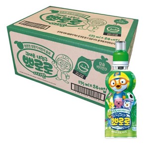 뽀로로 팔도-뽀로로사과맛235ml(24페트) x2, 235ml, 48개