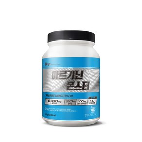 뉴트리션스토어 BUP 아르기닌 몬스터 소다맛 / 고함량 아미노산 헬스 부스터 보충제, 500g × 1개, 1개, 500g