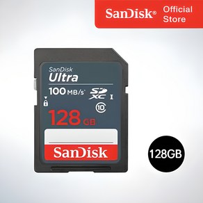 샌디스크 SD메모리카드 SDXC ULTRA 울트라 DUNR 128GB, 1개