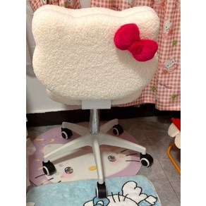 귀여운 HelloKitty 의자 컴퓨터의자 키티의자 캐릭터의자, 키티 베개 40cm