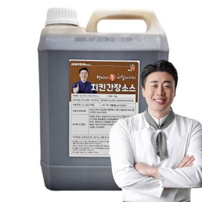 [장사의신 장신몰] 업소용 마늘 간장 양념 치킨 소스 5kg 보통맛, 1개