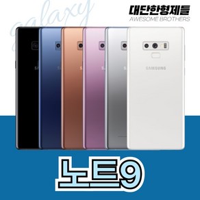 삼성 갤럭시노트9 128GB 512GB 정품 자급제 공기계, 빠른출고(랜덤발송) 실사용 가성비 A급