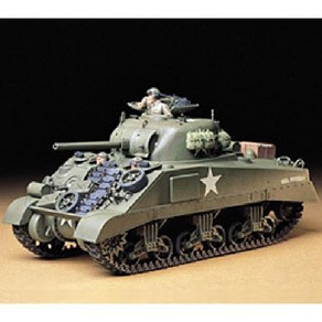 TAMIYA 타미야 35190 미국 M4 셔먼 전차 (초기형) [1/35 밀리터리 미니어처 시리즈], 단일, 1개