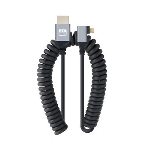 HDMI to MICRO HDMI v2.0 꺽임 스프링 케이블 BD845, 1개