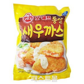 오뚜기 오쉐프 통살 새우까스, 1개, 1.2kg