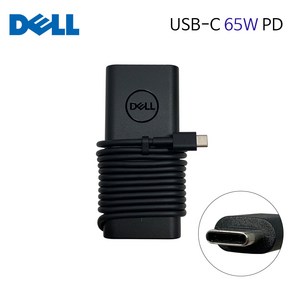 DELL 65W USB-C PD 노트북 정품 어댑터 충전기 LA65NM190, 1개