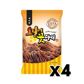 세아랑 오징어 꽃다리 술안주간식 40g x 4개