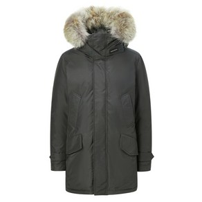 [품절임박][WOOLRICH] 그레이 탈착퍼 덕다운 후드점퍼 RAJU2FWC2G2