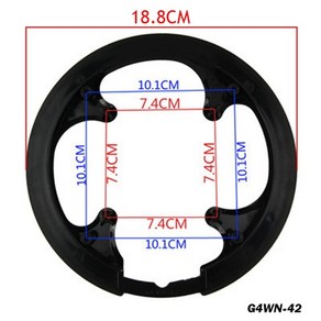 자전거 크랭크 크랭크암 커버 캡 mtb 도로 스프로킷 보호 셋 가드 보호대 체인 휠 링, g4wn-42, 1개